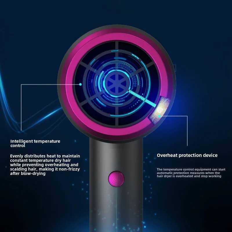 New High-Speed Hair Dryer Constant Temperature Hair Care Home Salon Hot/Cold Air With Large Air Volume Dryers Portable W250220