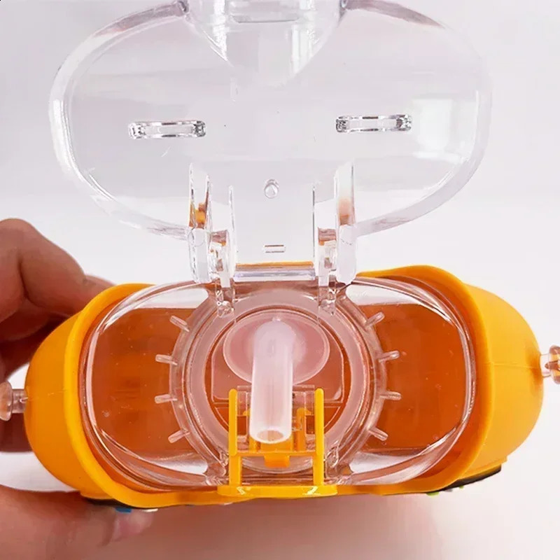 380ML Donut Shape Cup Kids Feeding Cup with Straws Lovely Donuts Shape Water Cups Cartoon Leakproof Outdoor Water Bottle 250321