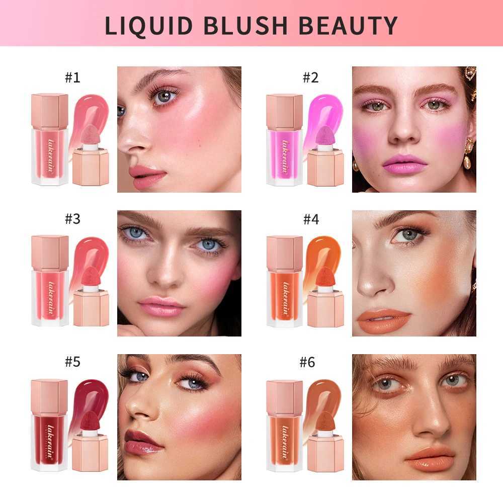 New Facial Liquid Cheek B with Sponge Nourishing B Cream Waterproof Multi-purpose Eyes lips Makeup B Stick CosmeticsW250220