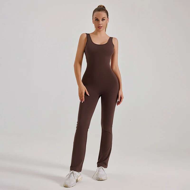 2024 Womens One Piece Tracksuit Jumpsuit Seamless Sportswear Yoga Suit Gym Push Ups Fiess Workout Bodysuit Activewear