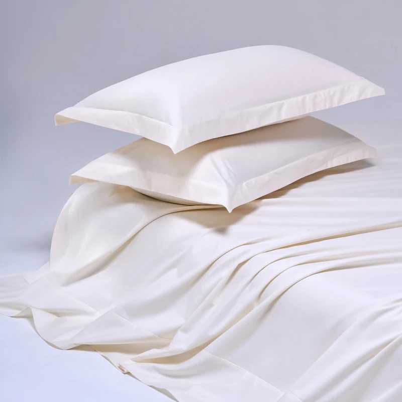 High End Egyptian Cotton Bed Sheet Set 1000TC Fitted Sheet Flat Top Sheets case Luxury Bedding Set Double King Queen Size Y250219