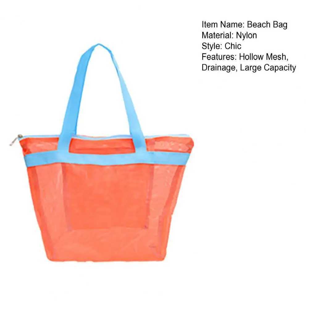 Beach Bag Hollow Mesh Drainage Quick Dry Dorm Shower Caddy Bathroom Shampoo Body Wash Baby Toys Stoarge Bag Travel Toiletry Bag Z250219