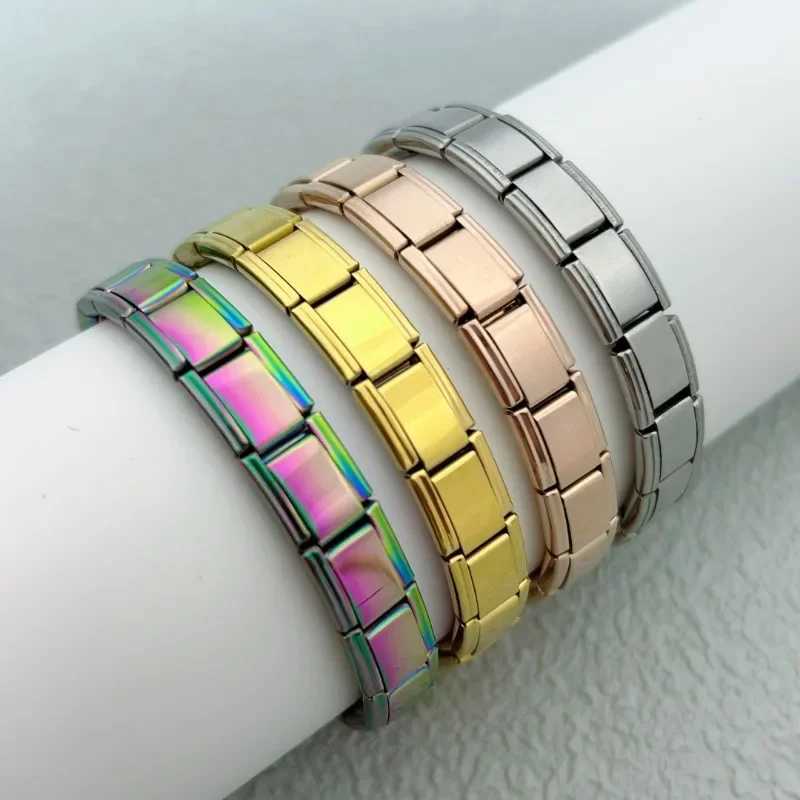 CONCEPT 2024 Hot Sales Me Fashion New Italian Charm Bracelet Stainl Steel One Article 18 Modules 9mm Bracelet JewelryXJ250219
