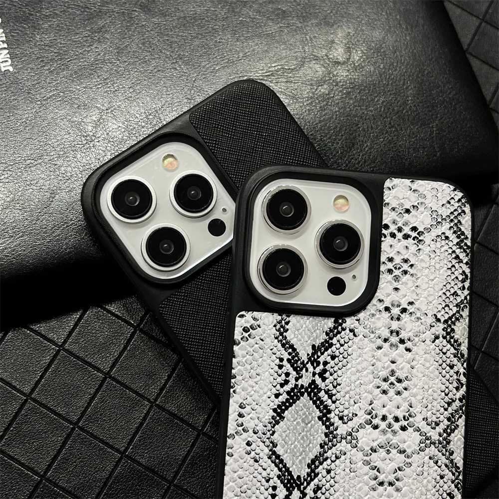 Fashion brand leopard snake Crocodile Phone Case For iPhone 15 14 Pro Max 12 13 XS Max 7 8 X 14plus luxury hard cover Z250220
