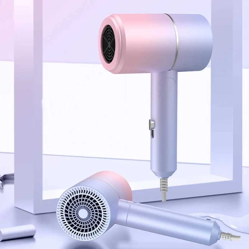 Mini Folding Hair Salon 0V-240V 700W Comes with Handbag Hot Air Anionic Hair Care Suitable for Home Travel Hair Drying Machine Hair Dryer W250220