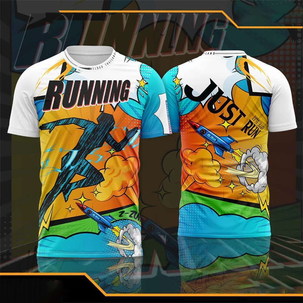 Unisex T-shirt with short sleeves, 3D printing, quick drying, comfortable clothing, fitness, outdoor sports, running, summer, adt y2k