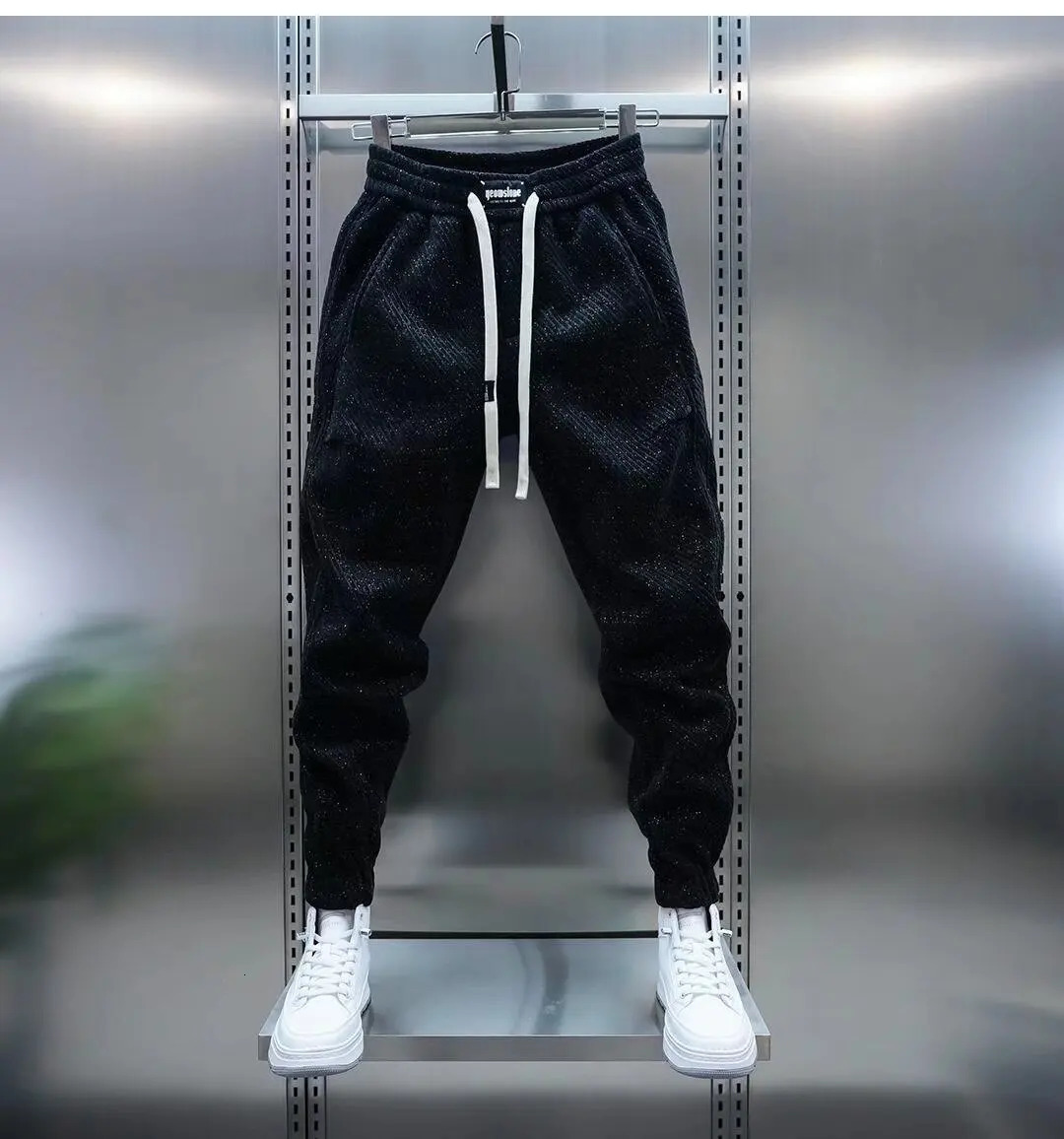 Trousers Man Pants for Men Mens Sweatpants Y2k Clothes Big Size Sport Gym Sports Clothing Winter Workout Baggy Wide 250219