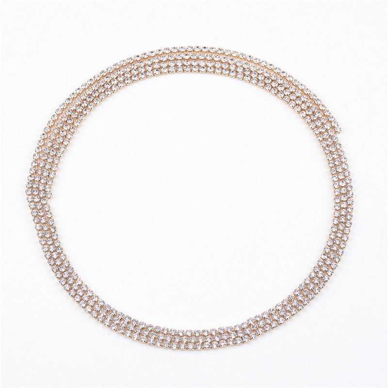 Pendant Necklaces Claw Chain with Diamonds Long Necklace Womens Multi drainage Diamond Collar Summer Beach Clothing Personality Long Pendant Accessori