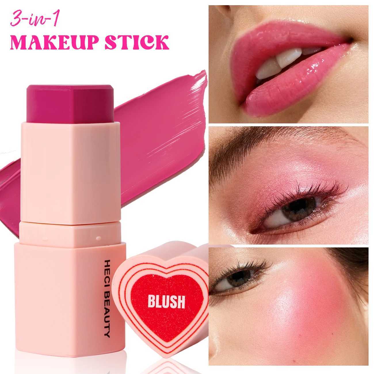 Velvet Cream B Stick Waterproof Buildable Matte Ber Multi-Use Makeup Stick Hot Pink Gifts For Mother GirlW250220