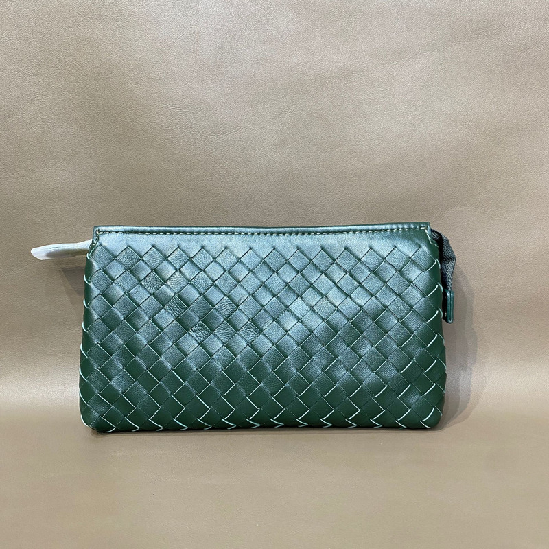 Mobile Phone Crossbody Lightweight Soft Leather, Small Capacity Chain Woven Women's Bag, Long Handbag, Fashionable
