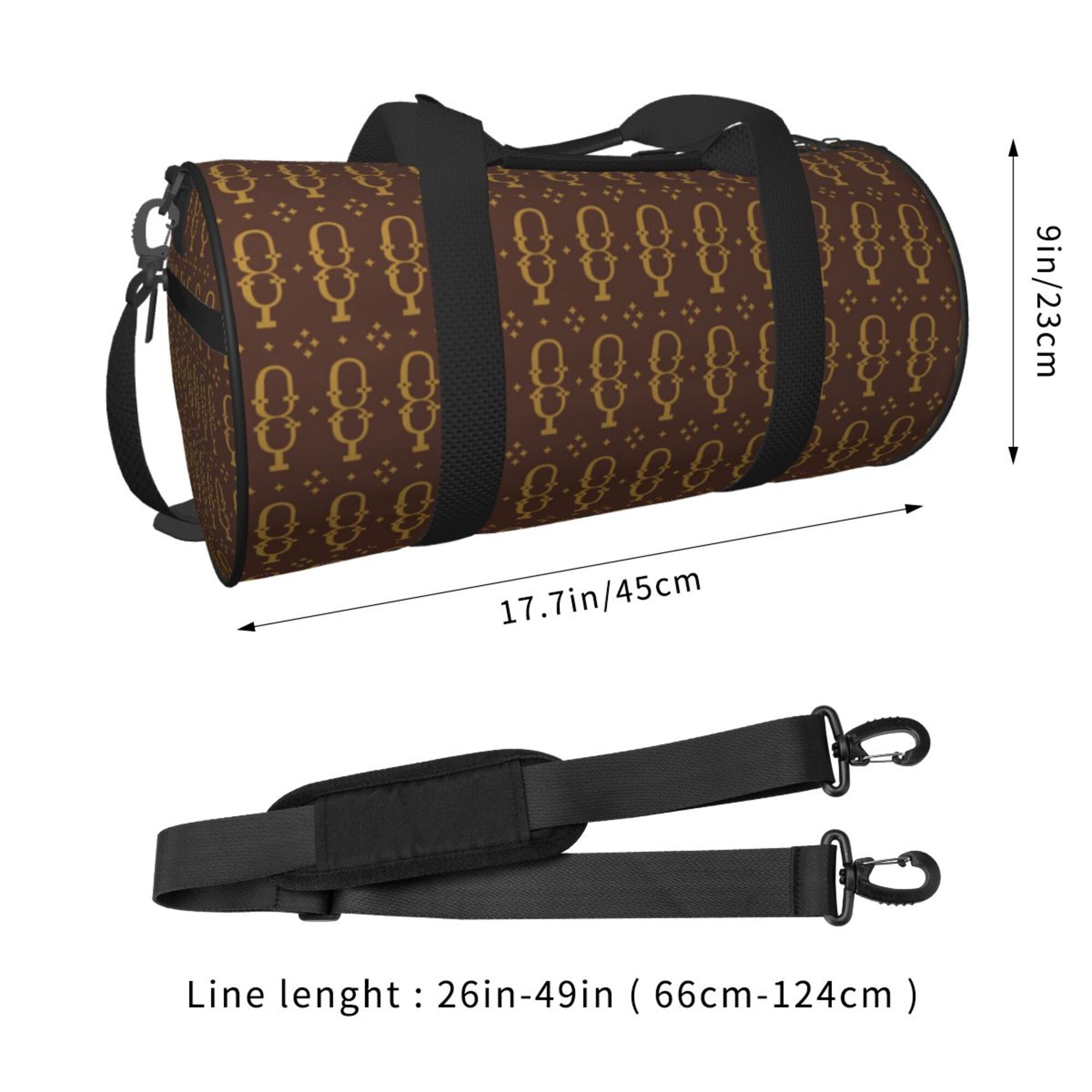 NXY 5A rounded travel bag higher quality Duffel bag luggage Women Polyester Duffle Bags Handbags Fashion classic large capacity baggage travels bags 4