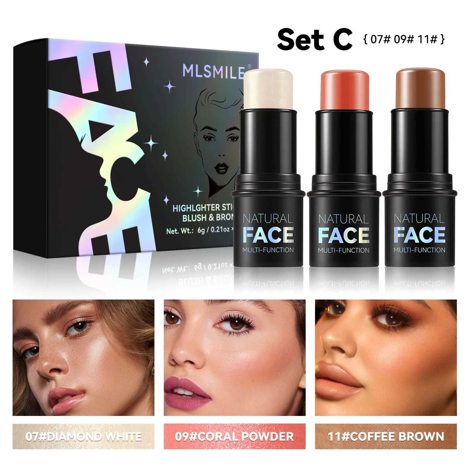 Magic B Bar Cheek Lip Color Moisturizing B Bar Silk Bright B Cream Makeup Tube Matte ContourW250220