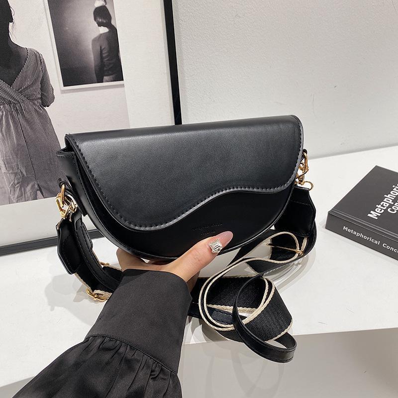 Bag, women's shoulder crossbody armpit bag, 2025 spring/summer new style, texture niche, broadband fashion saddle bag #swissmilitary