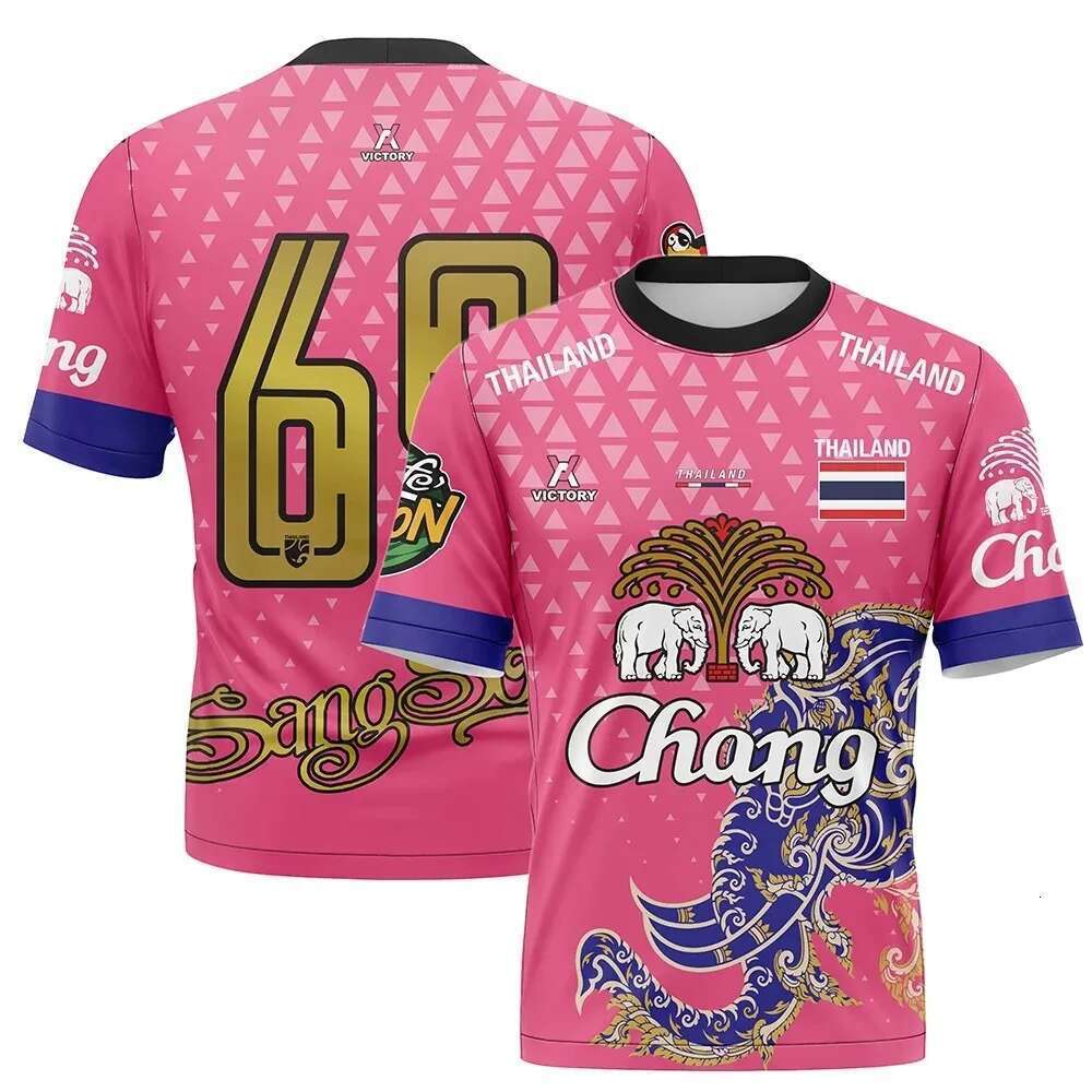 Thailand Chang Elephant 3D Printing Short Sleeves Summer Street T-Shirt for Men High Quality Oversized Breathable T-Shirt for Women