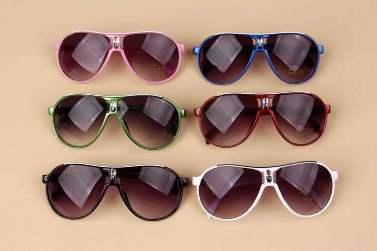 Ddmyshoesvip Vintage Children Kids Sunglasses Oval Baby Sun Glasses Boys Girls