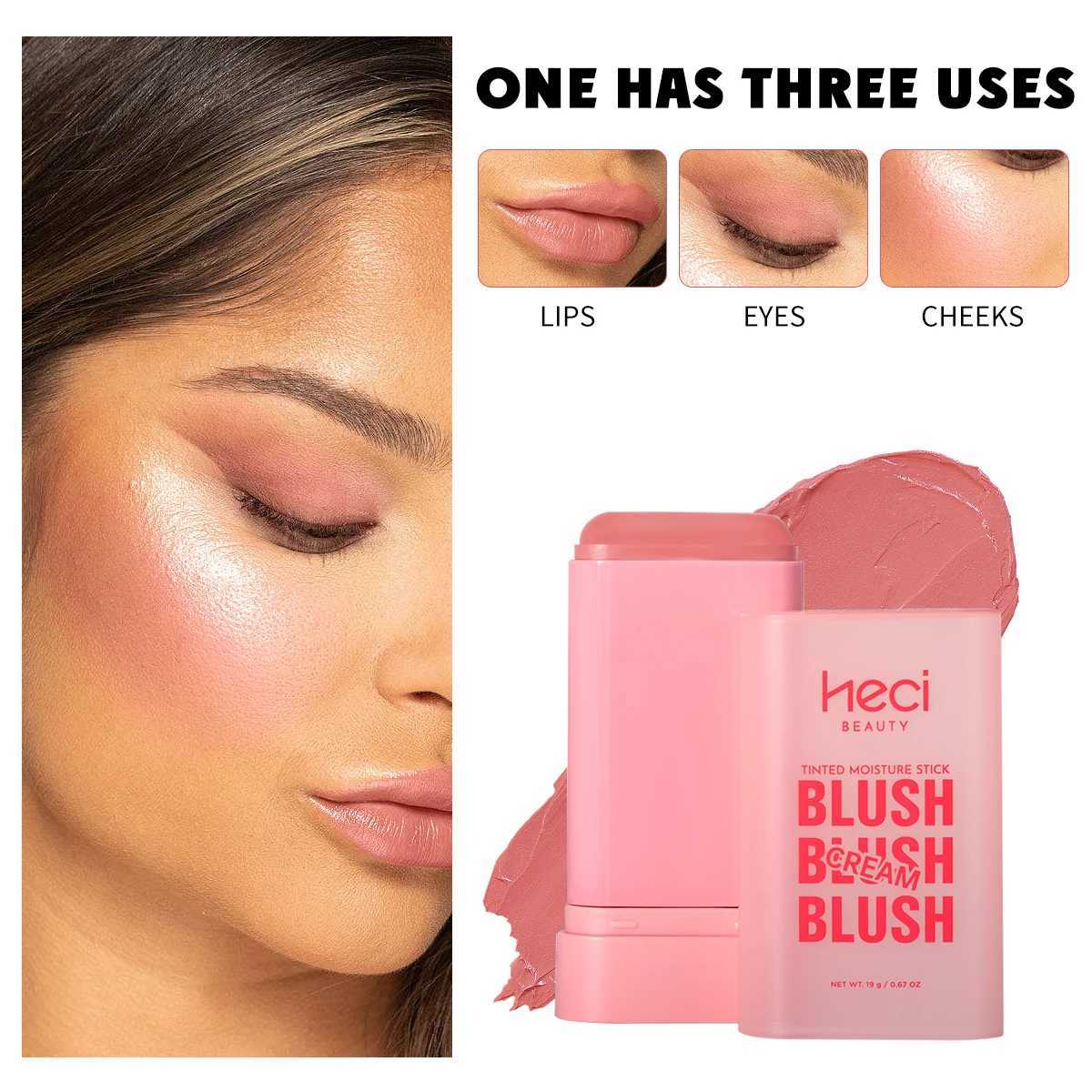 Vegan Cruelty-Free Big Volume Cream Berry Highlighter Long Lasting High Pigment Face B Lip And Cheek Tint Balm B StickW250220