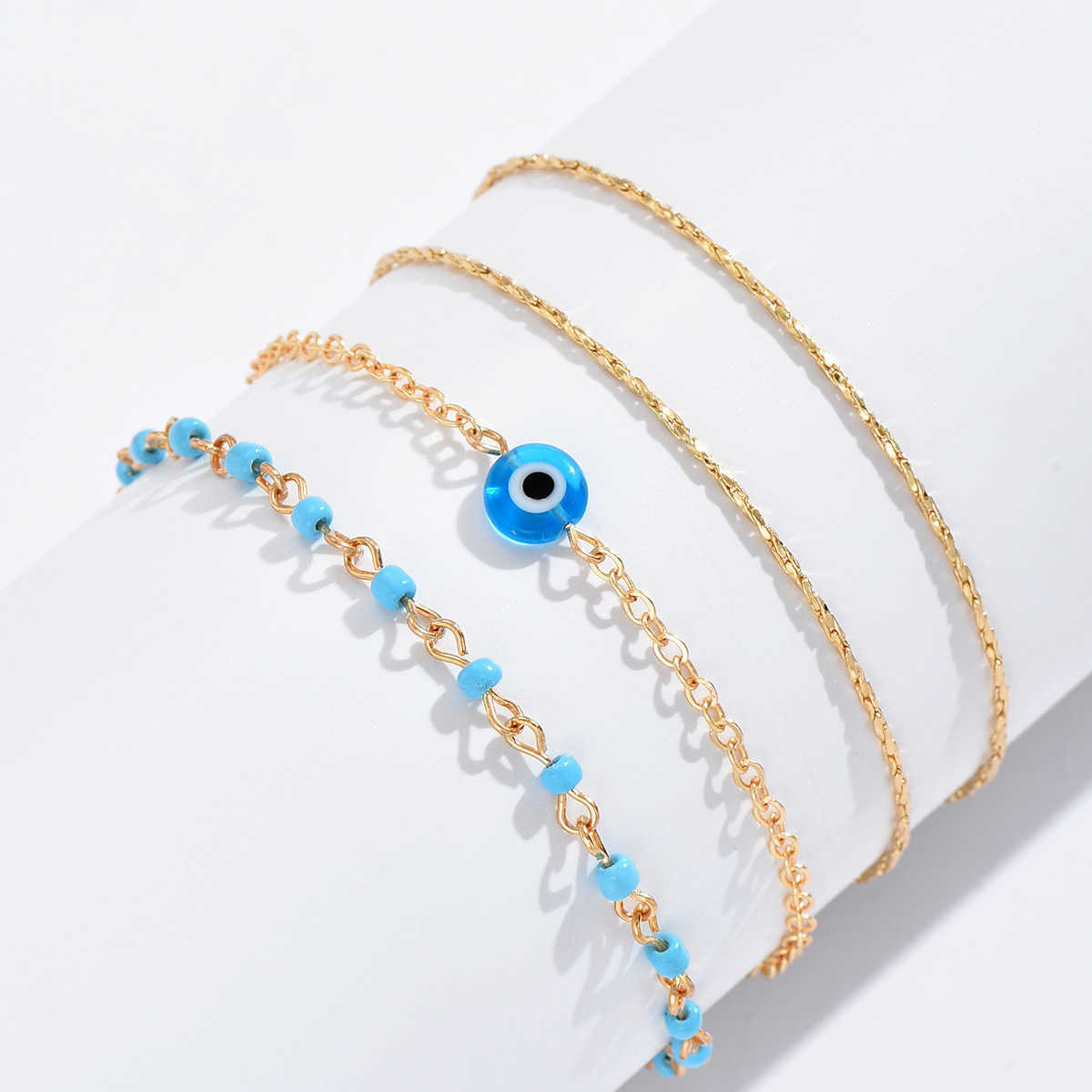 Charm Bracelets Devils Eye Bracelet Eye Bracelet Seaside Vacation Beach Accessories Bracelet B0310-2 H25220