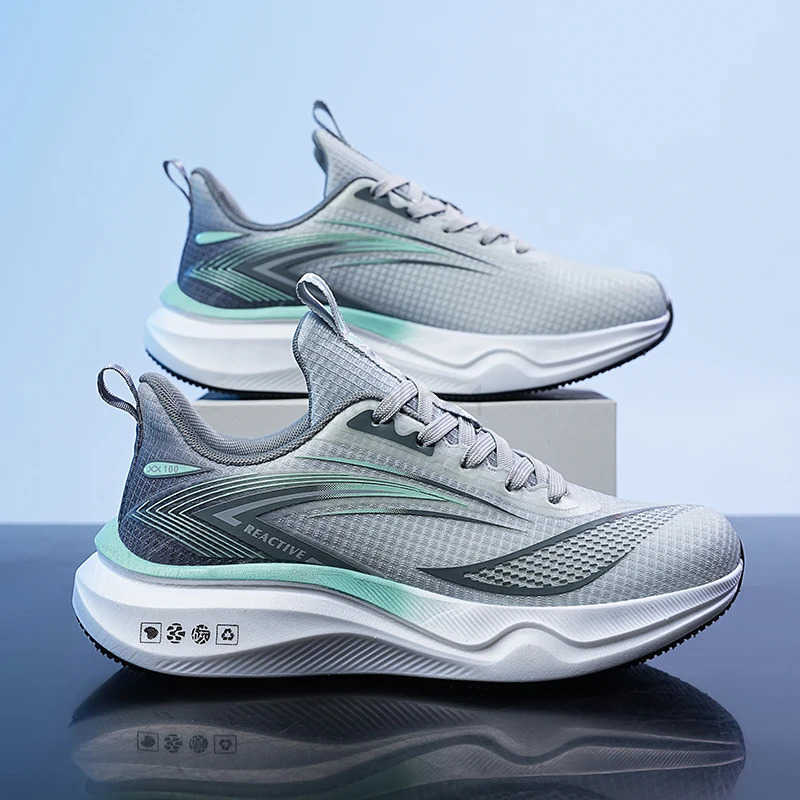 Mens Running Shoes Cheap Outdoor Casual Sneakers Mesh Cfortable Flat Lace-up Summer Gym Shoes Breathable Tennis Shoes for Men Z250318