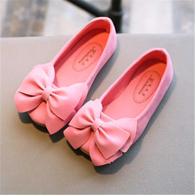 Girls Princess Flat Shoes Kids Girl Dress Party Shoes Children Single First Walkers Soft Non-Slip Crib Shoes Girls X250220