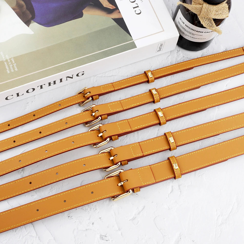 Genuine Leather Bag Strap Replacement for Women Bag Crossbody Handbag Long Adjustable Shoulder Belts DIY Bag Accessories 250214