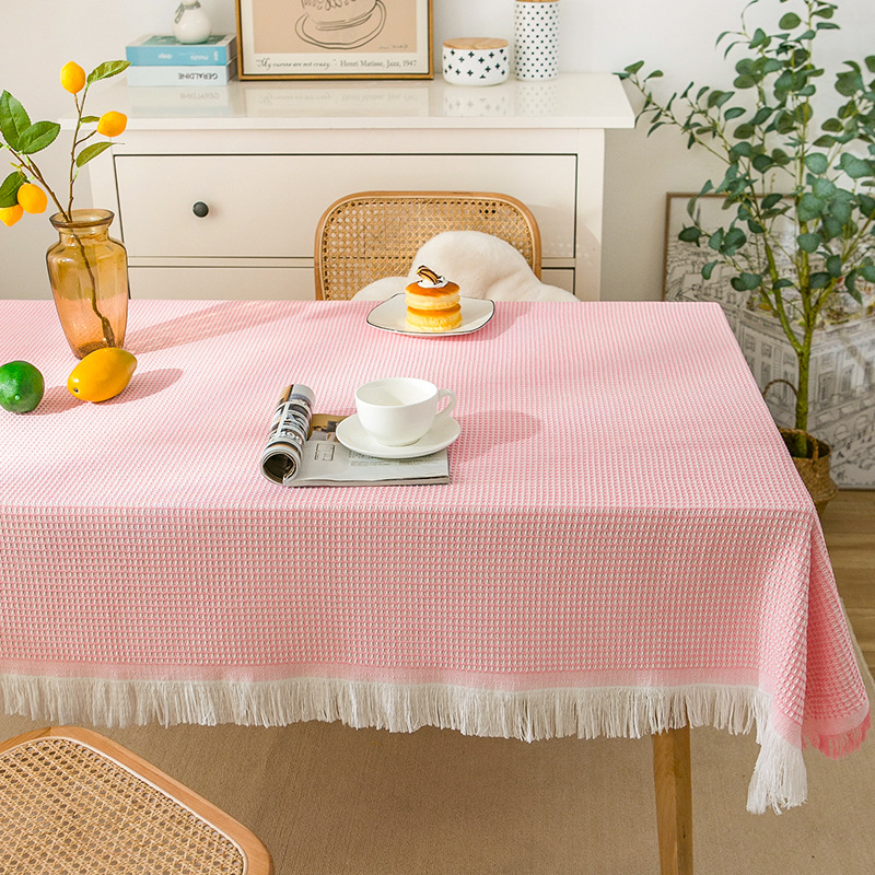 Simple Round Table, Advanced Sense Waterproof and Oil-proof Background, Photo Atmosphere, Tablecloth