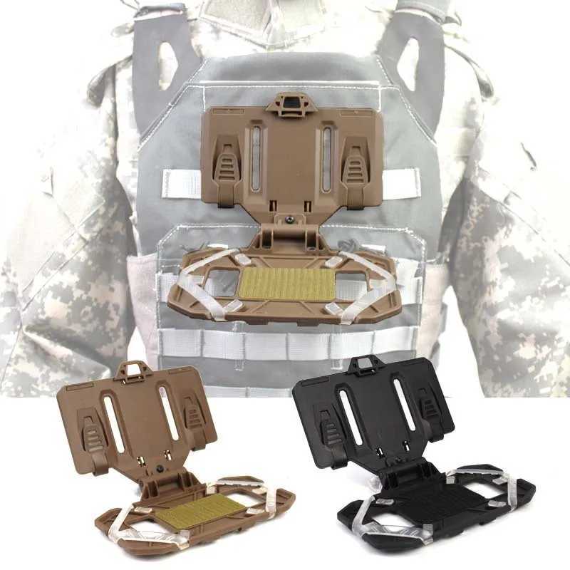 Multi-function mounted Tactical vest chest mounted universal chest mobile phone board carrier folding navigation board holderXJ250219