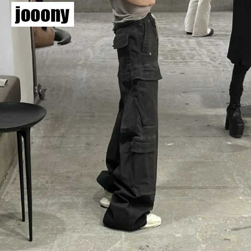 Jeans Men Clothes Baggy Y2K Streetwear Pants For Men Punk Loose Personalized Washed Chic Denim Trousers Hip hop style Basic X250220