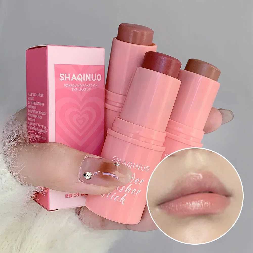 Monochrome Cute Ber Bar Cream Smooth Cheek Coloring Nude B Natural Matte Pink Rose Face Rubor Rouge Korean Womens MakeupW250220