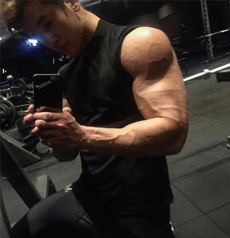 Compression Gym Sleeveless Shirt Workout Tank Top Men Bodybuilding Tight Clothing Fitness Mens Sports Vests Muscle Man Tank Tops 250219