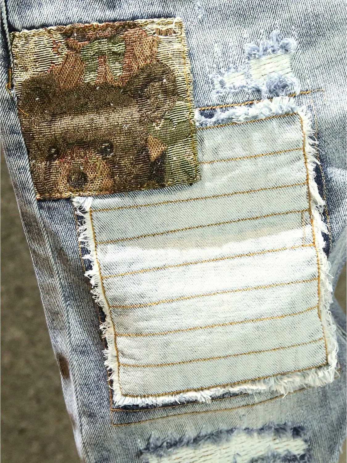 2024 Spring/Summer New Fashion Trends Printed Stretch Jeans for Mens Casual Ultra Thin Comfortable Breathable High Quality Jeans 28-36 X250220