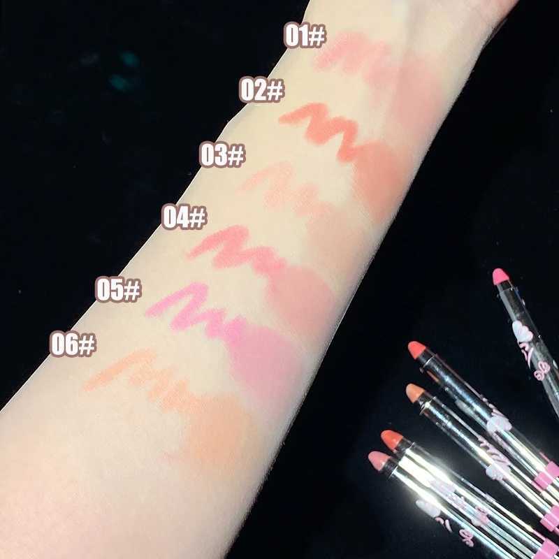 Silver Tube Moisturized B Stick Lip Tinted Eyes Cheek and Lip Brighten Cream Bronzer Highlight Stick Matte Contour Makeup PenW250220