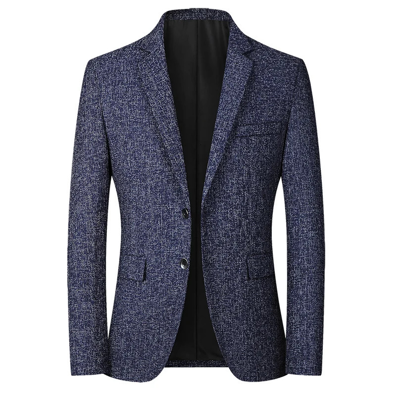 Black Mens Business Suit Jackets Fashionable Slim Men Coats Costume Men Single Breasted V Neck Blazer Male 250220