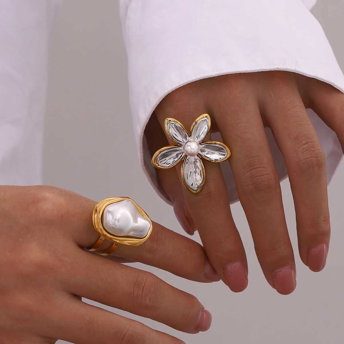 World Vintage Open Rings For Wen Men Punk Fashion New Gold Silver Color Geetric Knuckle Ring Sets Jewelry Accessories X250220