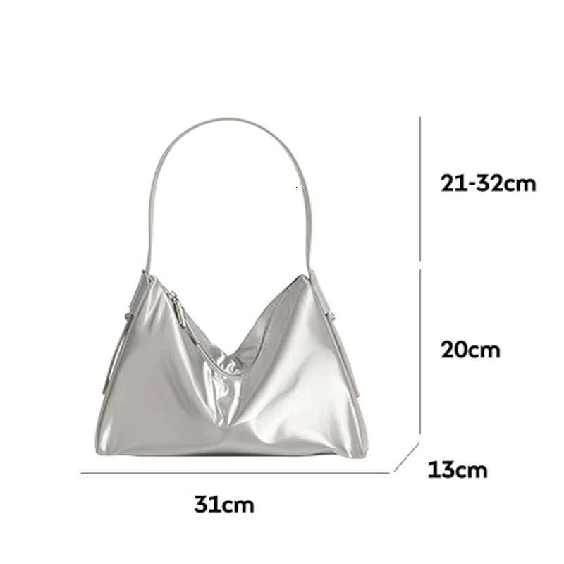 Formeki Women's Handbag For Women Solid Color Concise Pillow Ladies Female Bag