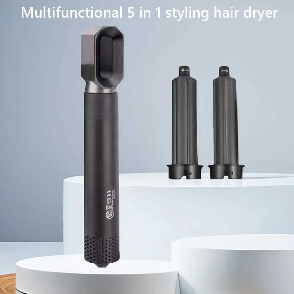 5 in Hair Dryer Brush Volumizing Hair Curler Multi-Function Powerful Heating Brush Hair Straightener for All Hair Types W250220