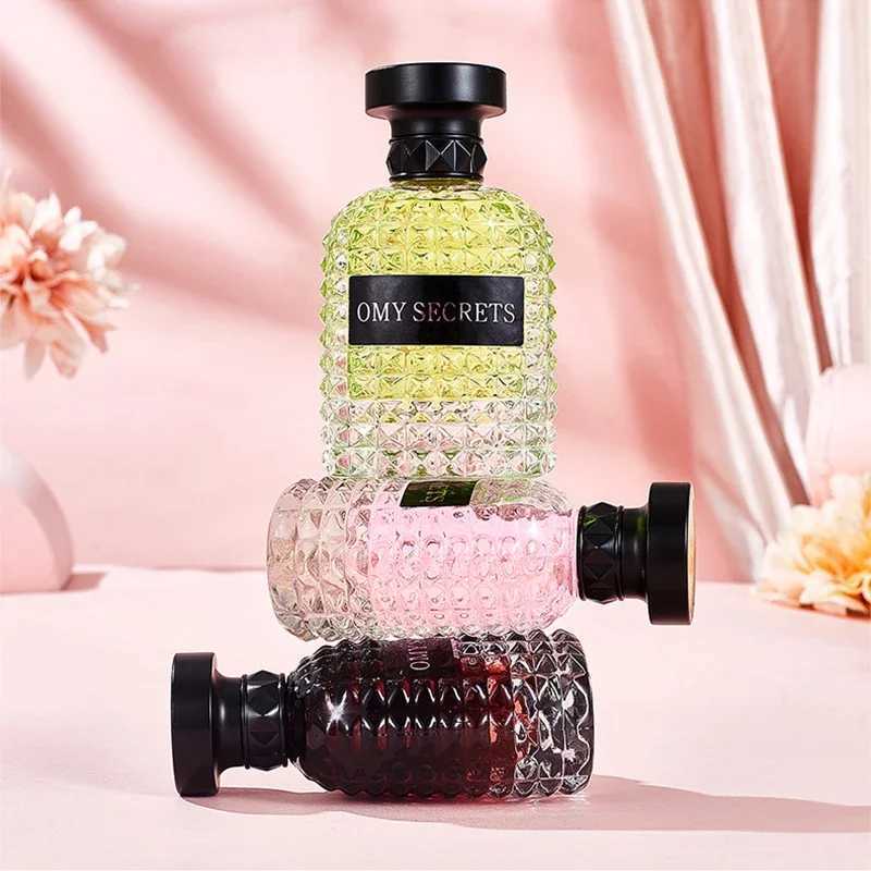 Brand Rose Miss Adventure Perfume Lasting Charm Floral Scent Light Fragranc Crystal Rivet Design 50ml Elegant Lady Eau De ParfumXJ250512