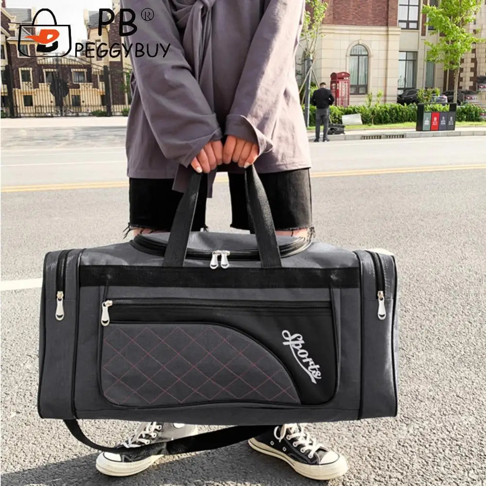 Oxford Dry Wet Separation Bags Waterproof Fitness Training Bag Multifunctional Wear-resistant Side Zippers for Outdoor Football 250214