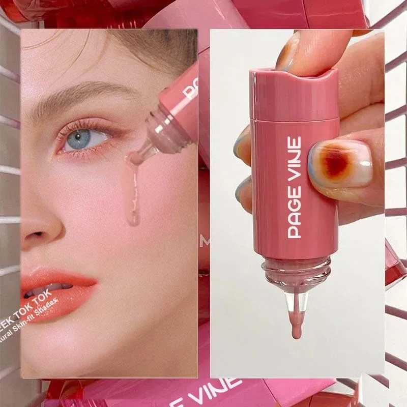 Push-type Liquid B Brighten Whiten Natural Rouge Moisturize Multifunctional Matte Lipstick Shadow Cheek Spot Coating BW250220