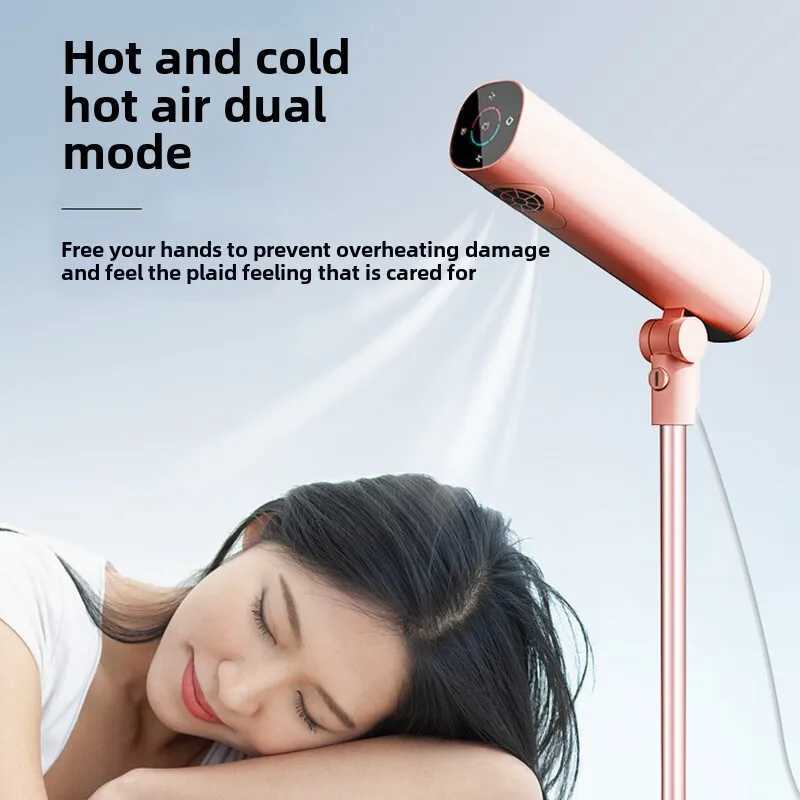 600W Household Vertical Hair Dryers Liberates Hands Negative Ion Hair Care High-power Quick-drying Landing Blow Dryer 220V W250220
