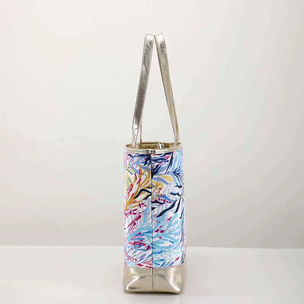 Floral Travel Bag For Ladies Pineapple Tote Bag For Women Carry On Beach Sports Gym Overnight Weekender Bag Z250219