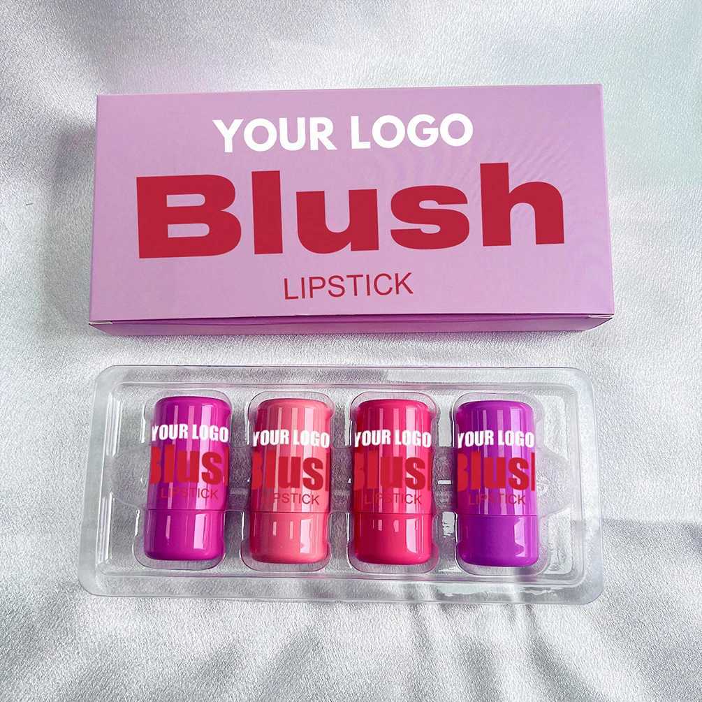 4-piece Kit Ber Stick Private Label Jelly Pigment Natural Long Lasting Waterproof Custom Makeup Wholesale Cruelty FreeW250220