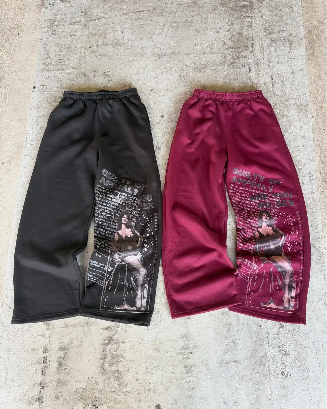 Mens casual cotton trousers y2k high street Harajuku letter printed loose straight trousers daily slim retro trousers 250220