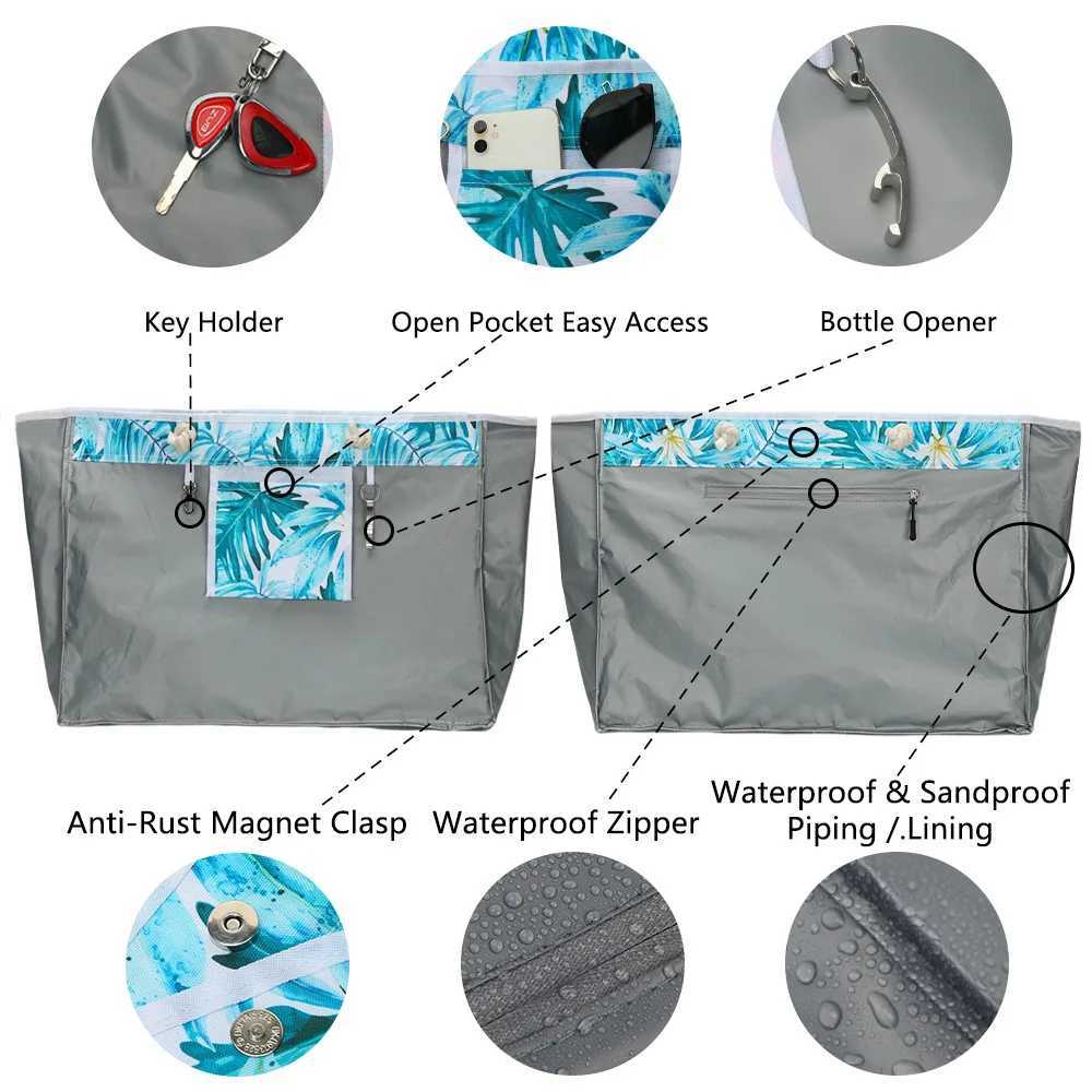 Summer Womens Shoulder Tote Bag Beach Bag Large Capacity Handbag Waterproof Fitness Swimming Pool Bag Travel Holiday Bag Z250219