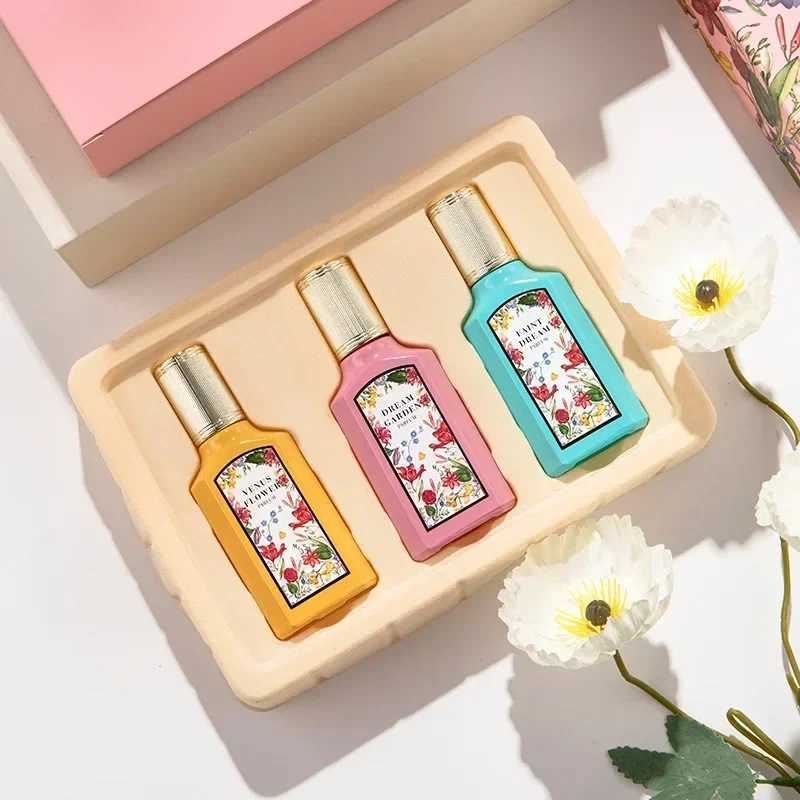 25ml * 3 piece gift box set floral fragrance perfume womens durable perfume body spray floral fragrance pheromone perfume cologneXJ250409