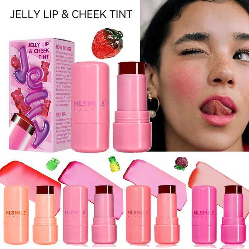 Multi-Use Crystal Jelly B Stick Moisturizing Lip Cheek Tinted Balm Lasting Matte Natural Rouge Rubber Brighten Contour MakeupW250220