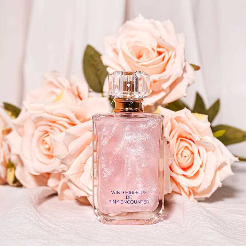50ML Pink Shimmer Perfume Long Lasting Fragrances Parfume Women Deodorants Spray Eau De Cologne Fresh Natural High Quality GiftXJ250220