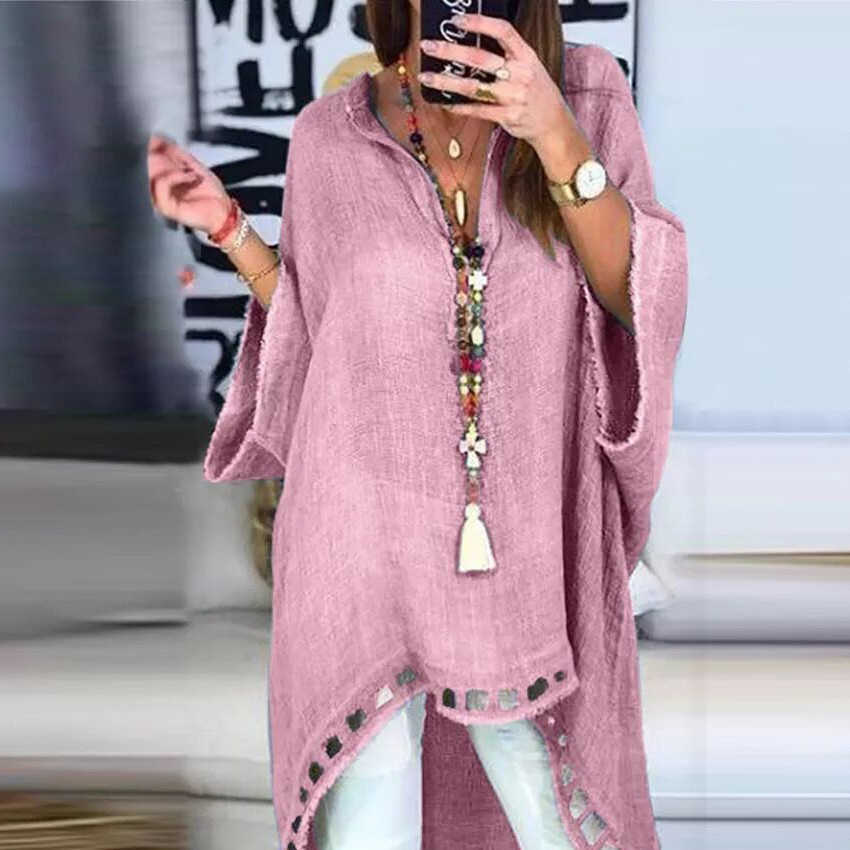 Pendant Necklaces Bohemian colored crystal necklace womens Cross tassel autumn and winter sweater chain jewelry H25219