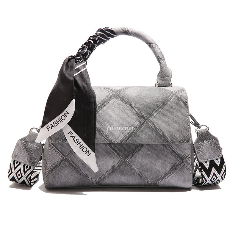 2025 New Small Square Versatile Large Capacity Handbag, Single Shoulder Crossbody Bag, Diamond Grid Chain Silk Scarf, Phone Bag #swissmilitary