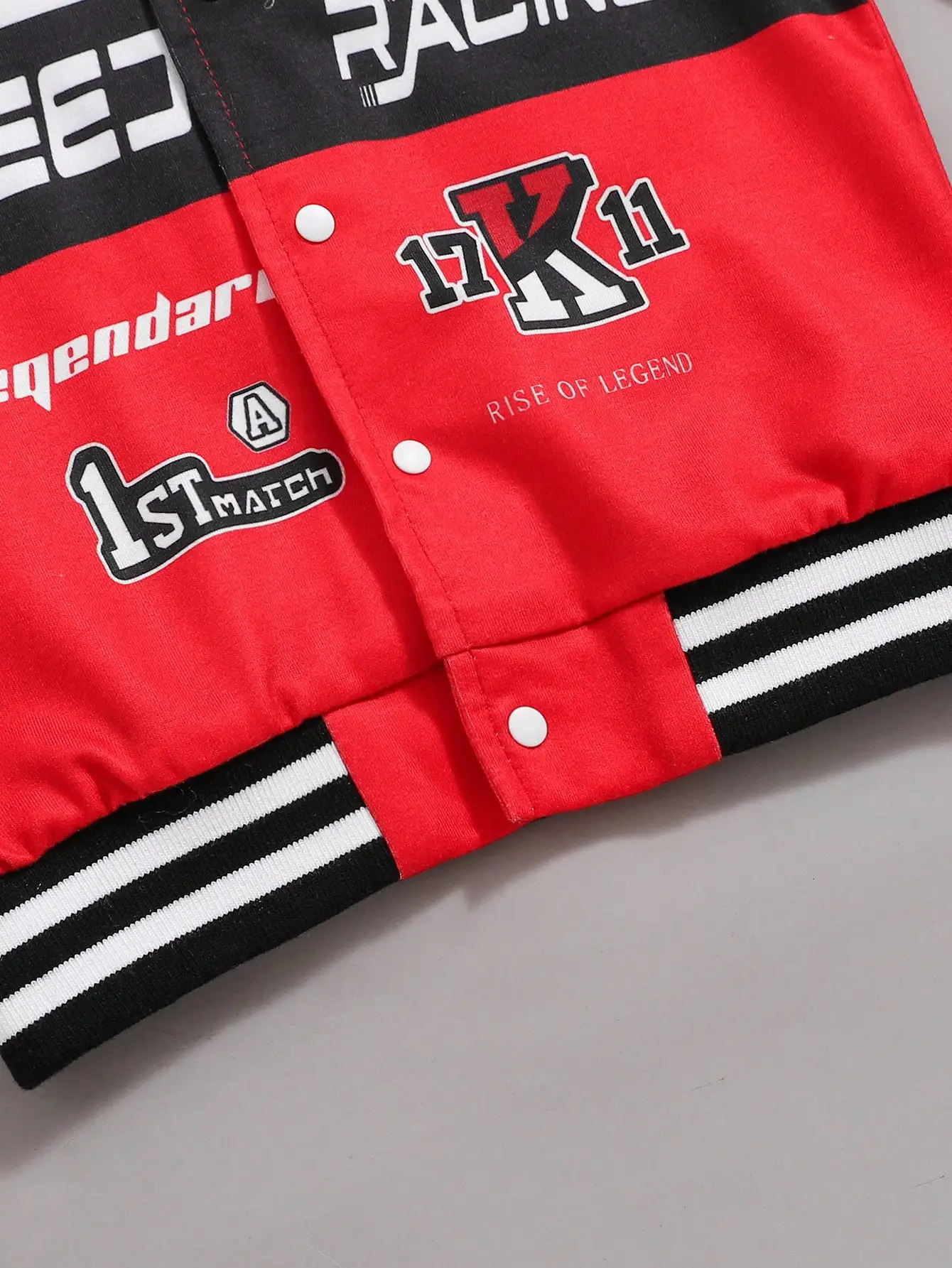 Spring And Autumn Baby Boy Fashion Trend Street Casual Outdoor Vacation Jacket Patchwork Letter Printed Coat 250220