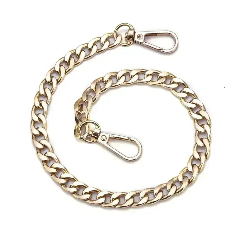 Metal Aluminum Bag Chain Replacement Parts Accessories For HandWoven Shoulder Handbag DIY Handmade Detachable Straps 250213